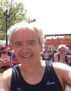 Derek Huff Managing Director Fastlane Turnstiles runs London Marathon