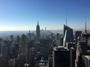 View of New York skyline