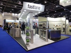 IFSEC 2017 Fastlane stand with personnel