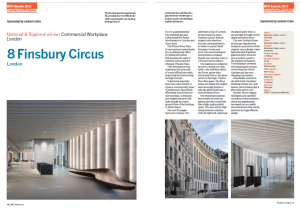 Article in Estates Gazette about 8 Finsbury Circus