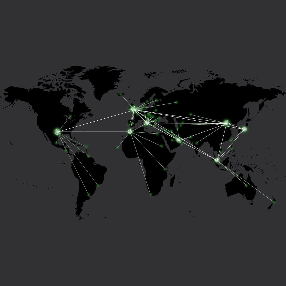 World map showing where Fastlane products are installed